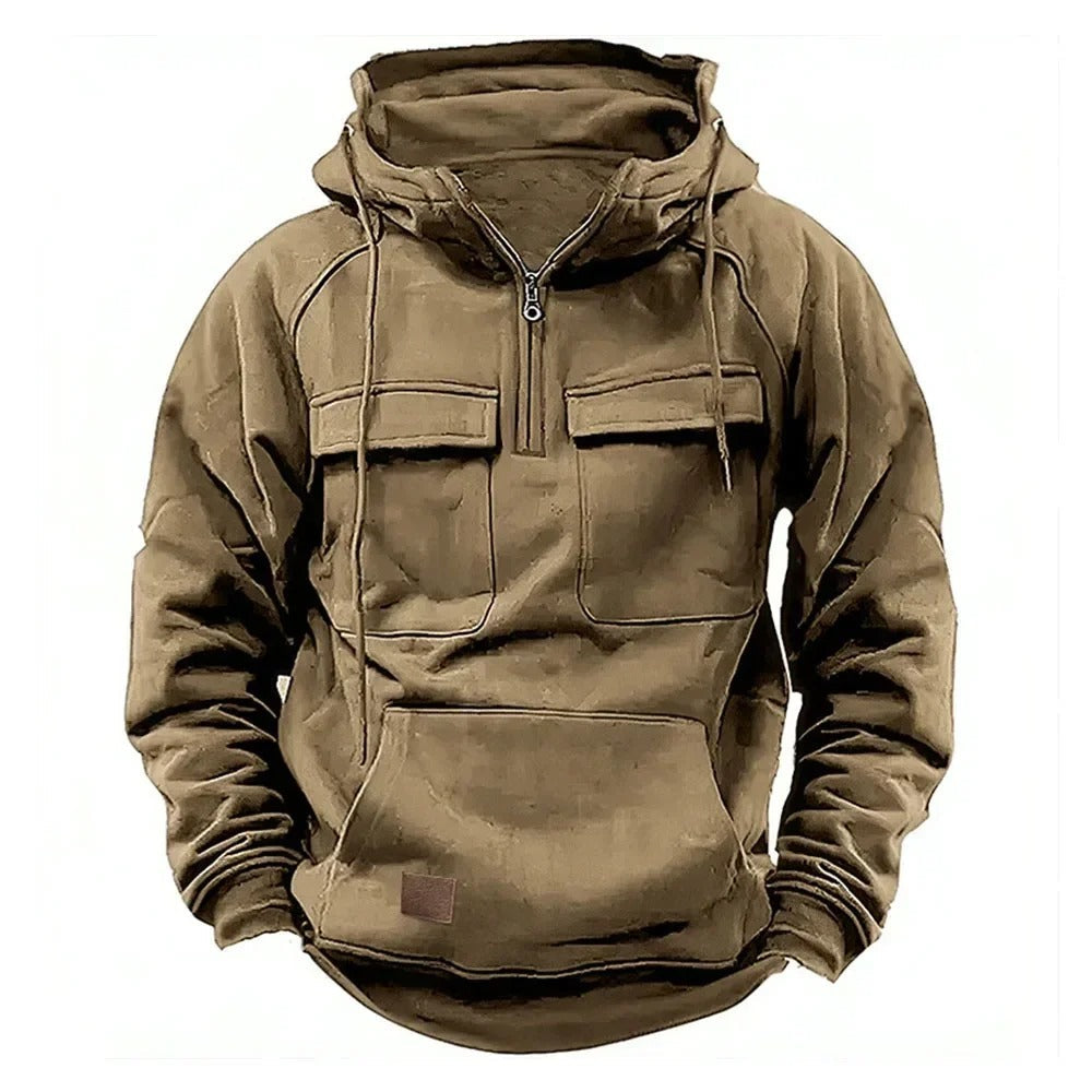 Jasper | Trendy Cargo Pullover Hoodie