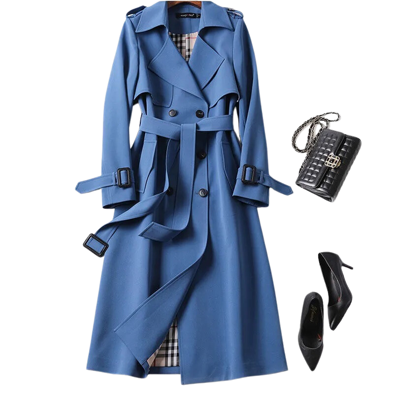 Wendy | Klassieke lange trenchcoat