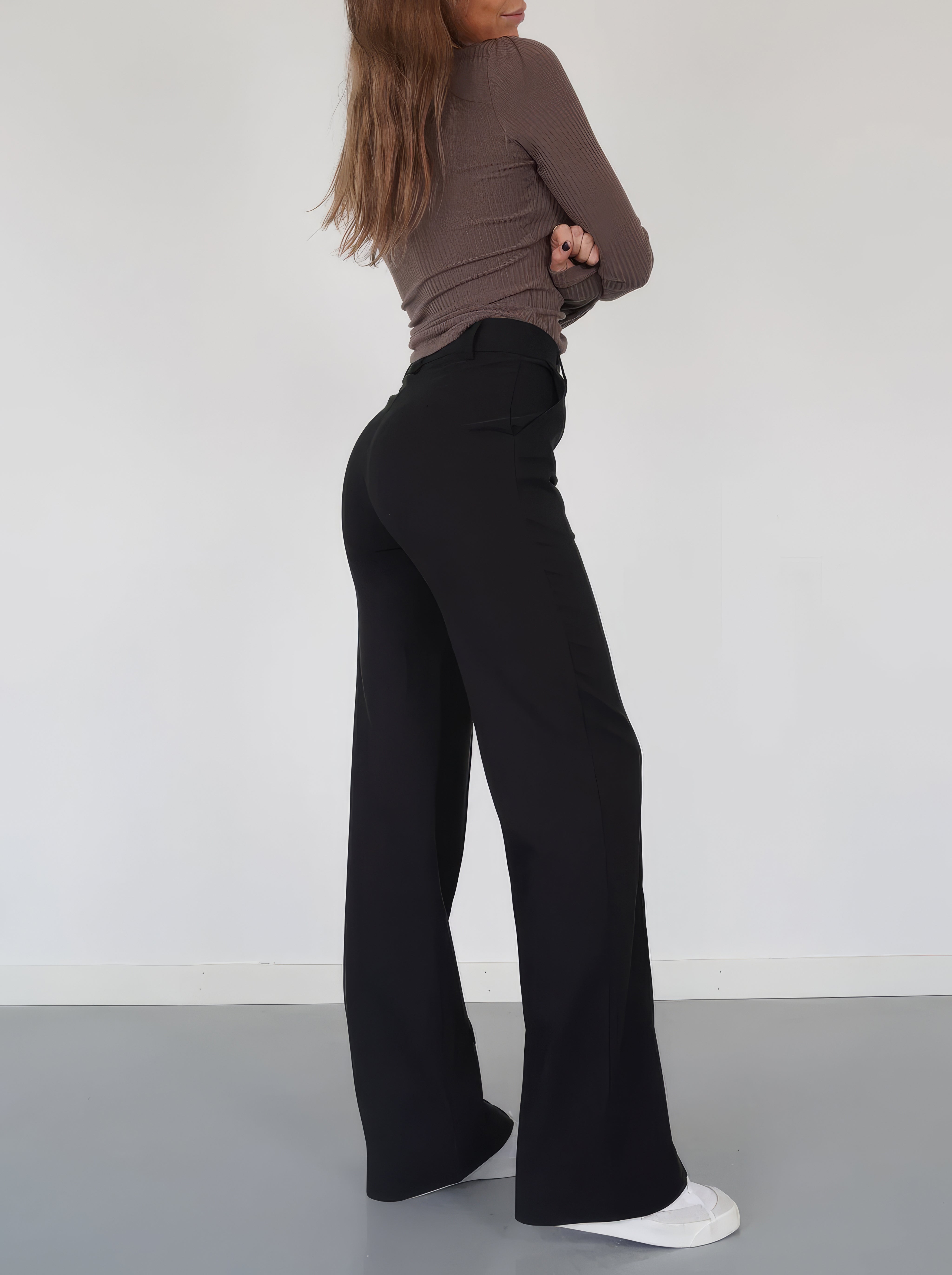 Roos | Elegante wijde broek