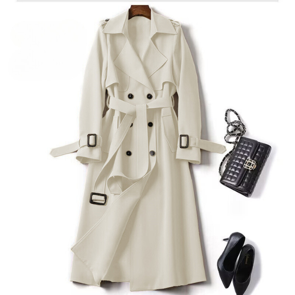 Wendy | Klassieke lange trenchcoat