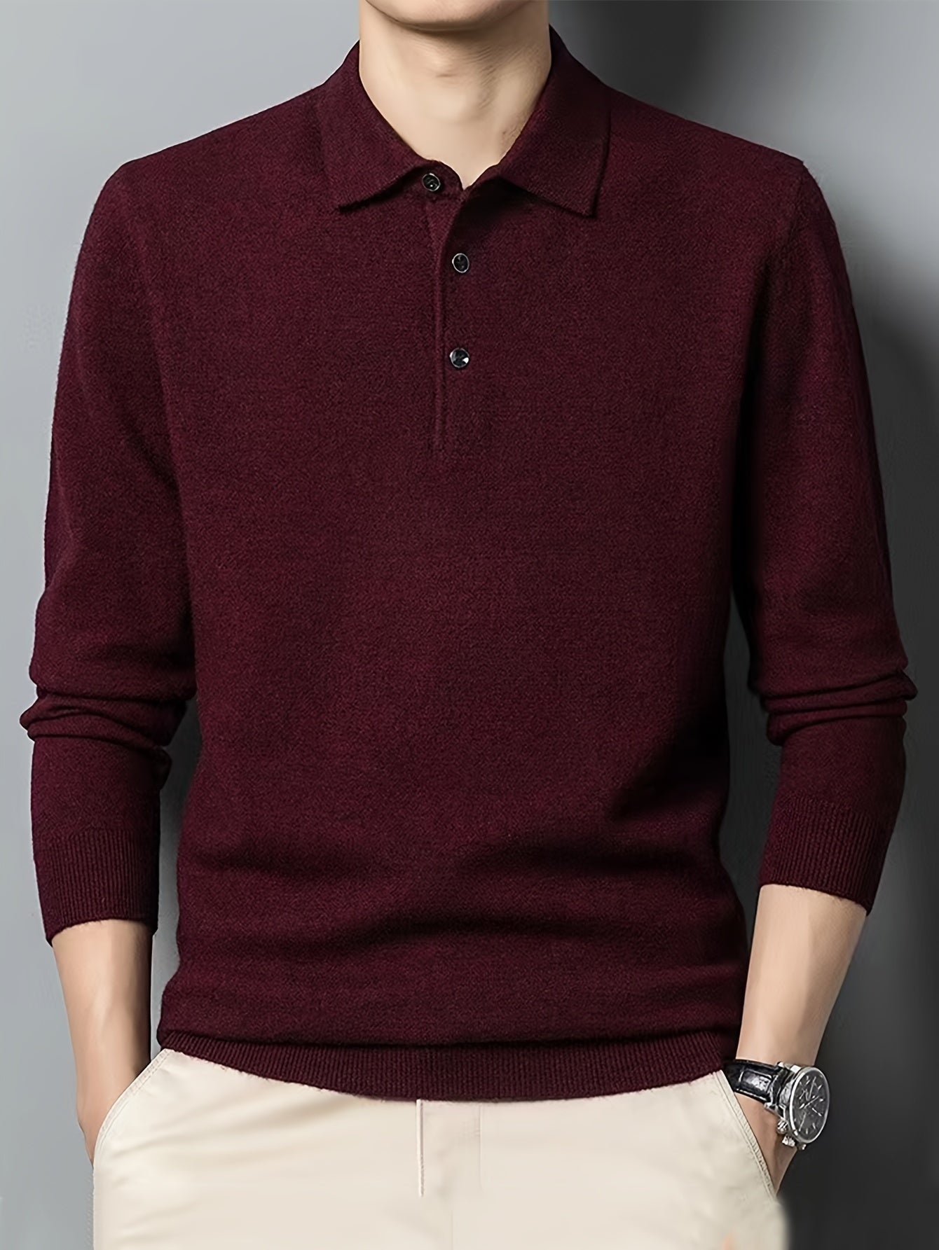 Milo | Casual Lange Mouwen Polo Shirt