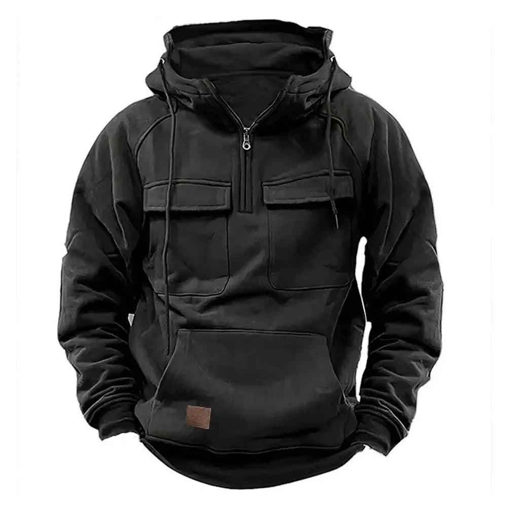 Jasper | Trendy Cargo Pullover Hoodie