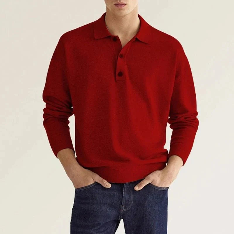 Nico | Casual Lange Mouwen Polo