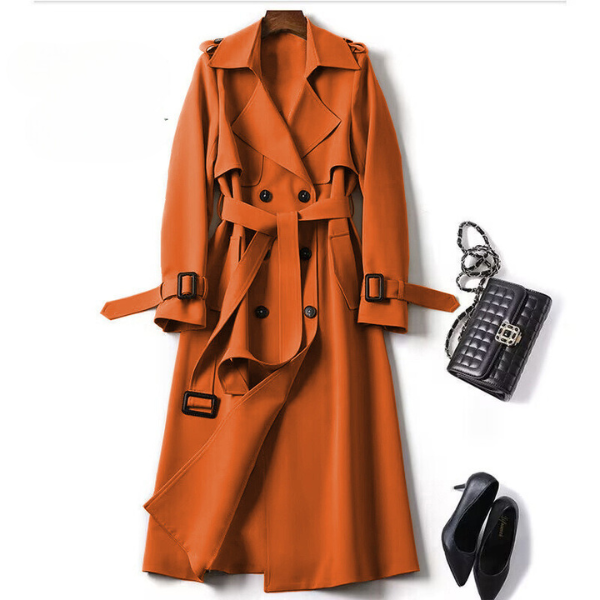 Wendy | Klassieke lange trenchcoat