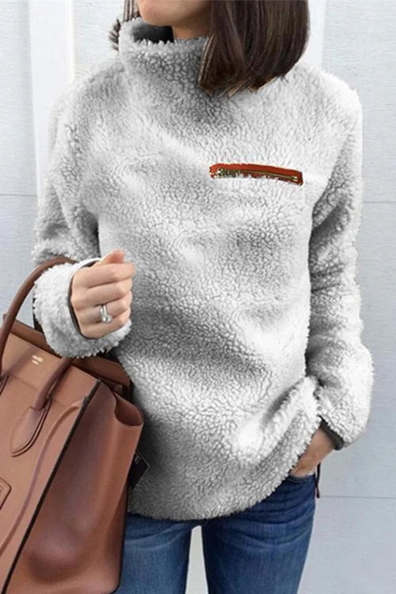 Valérie | Zachte fleece sweater voor dames