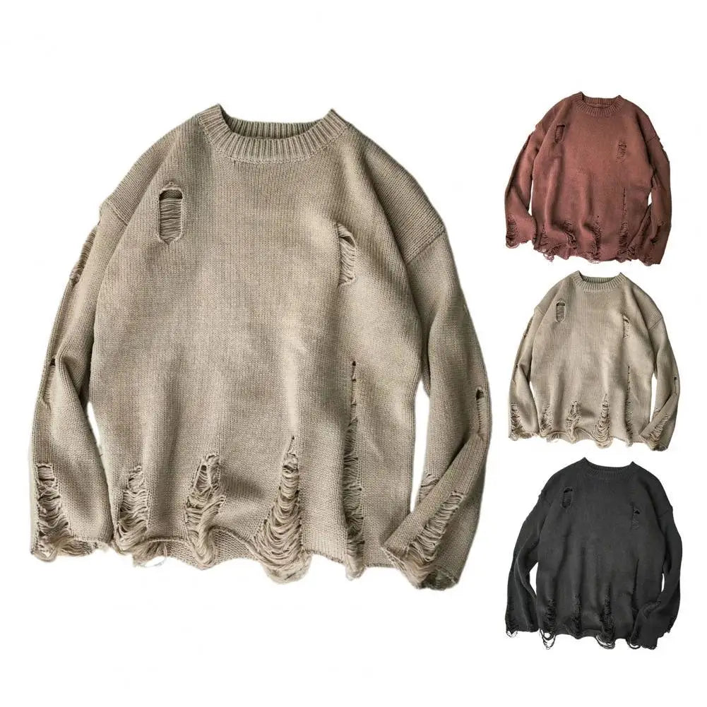 Damian | Knit sweater met gaten