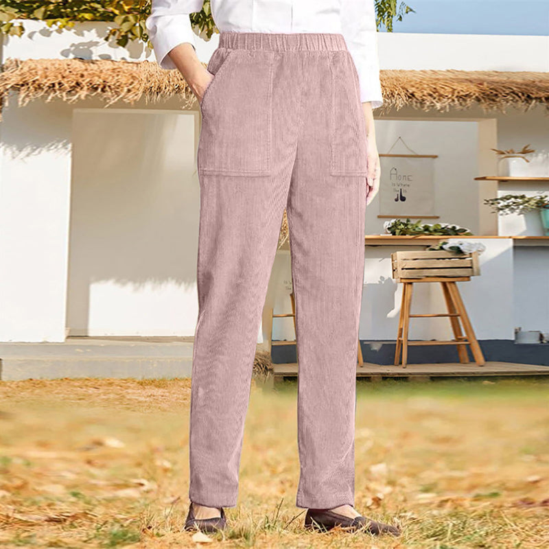 Isabel | Comfortabele effen broek