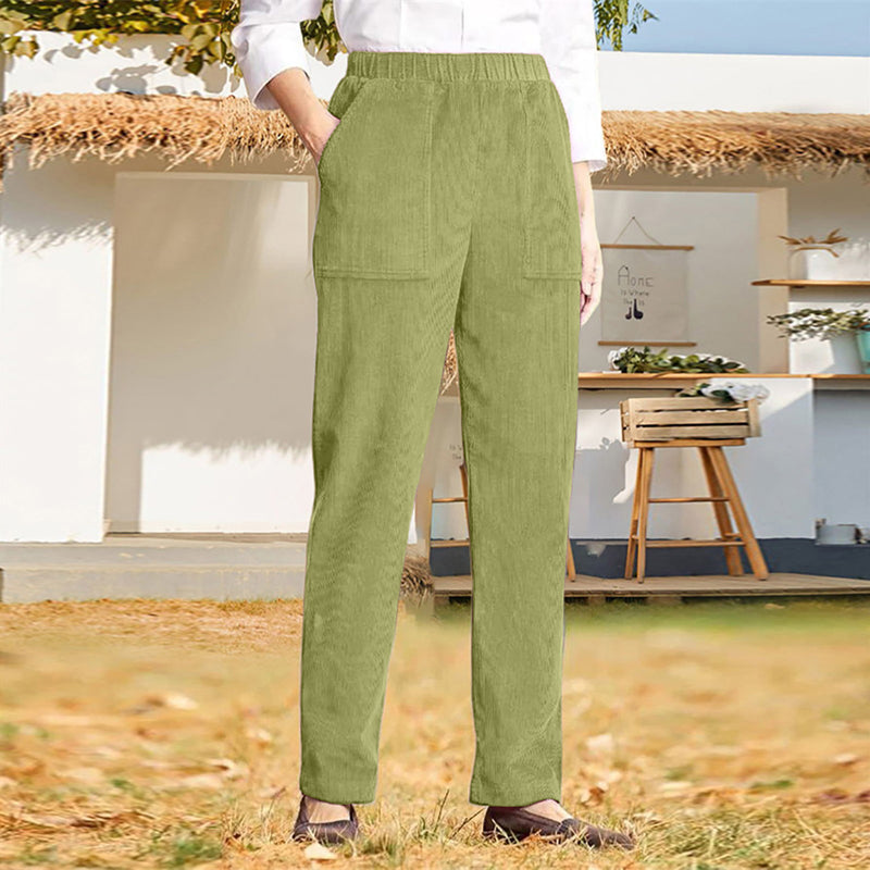 Isabel | Comfortabele effen broek