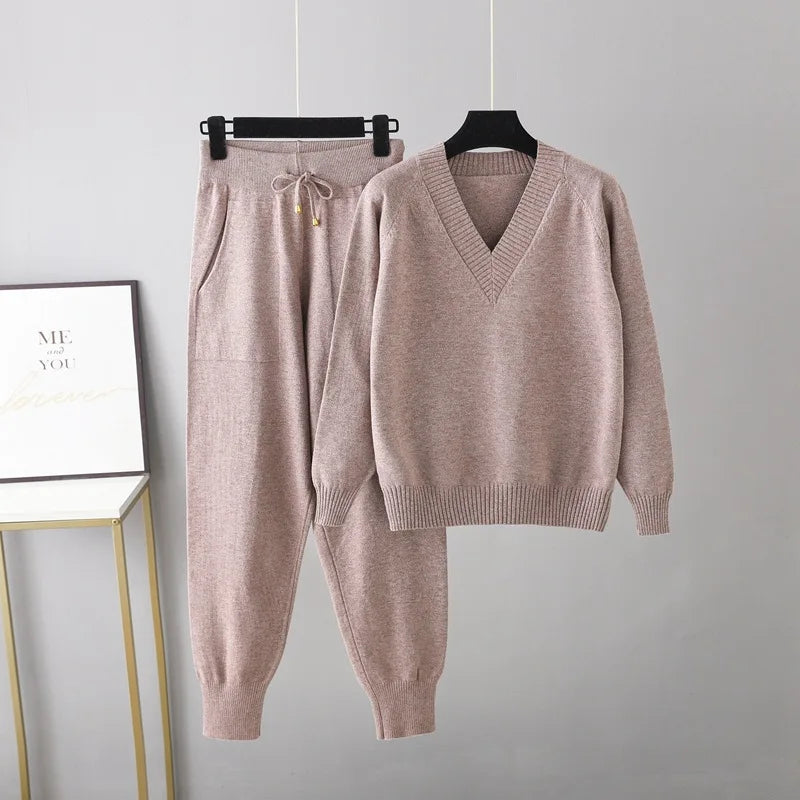 Zara | Luxe Casual Stijl Set met Trui en Broek