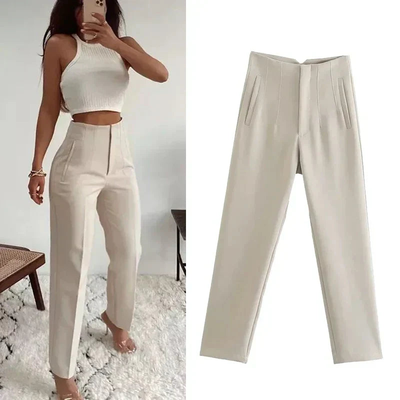 Eline | Klassieke nette dames pantalon