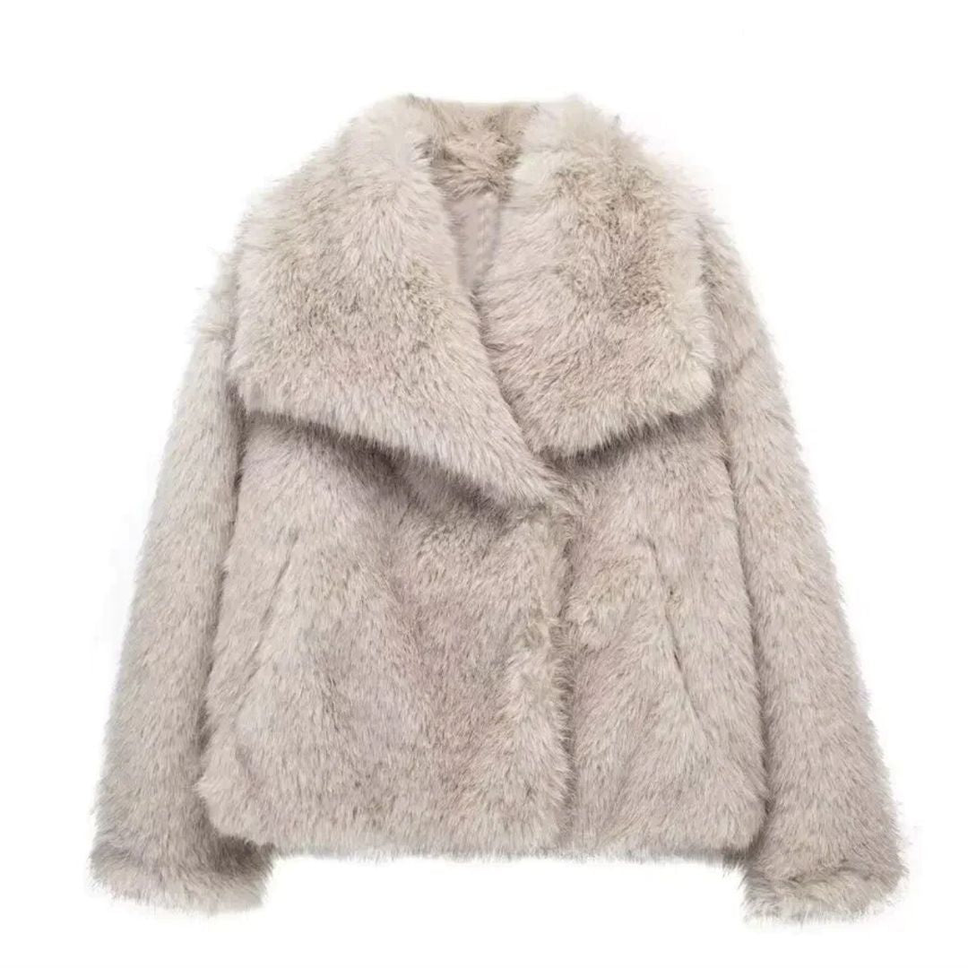 Yara | Fashionable Fluffy Donsjas voor Dames