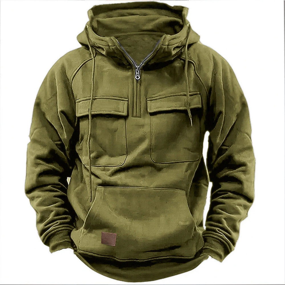 Jasper | Trendy Cargo Pullover Hoodie