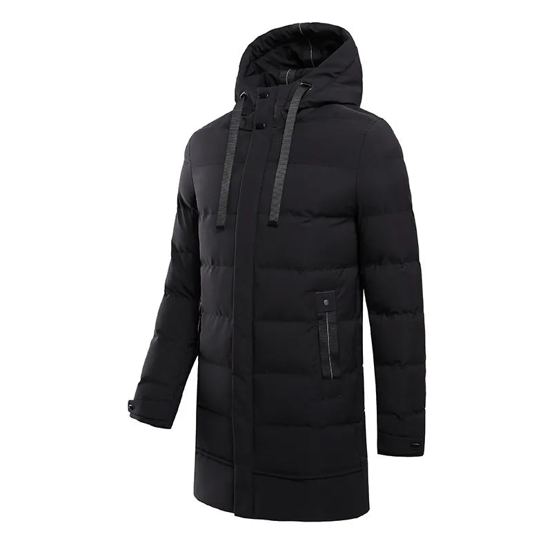 Jim | Luxe Lange Winterjas voor Heren