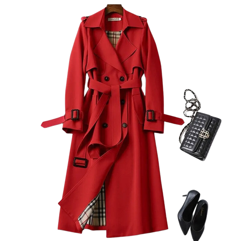 Wendy | Klassieke lange trenchcoat