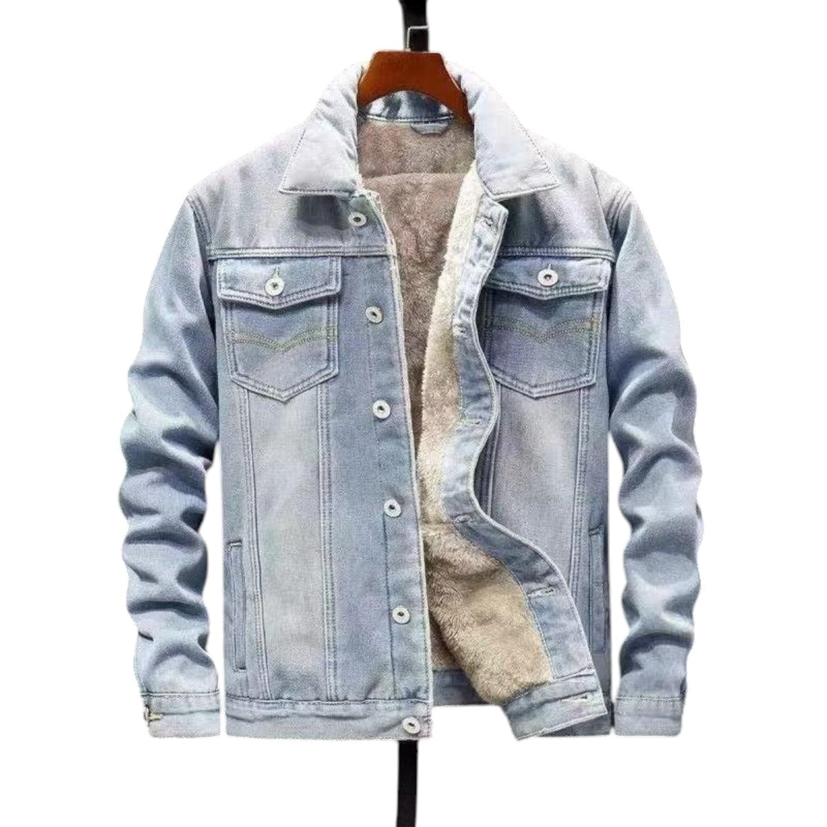 Noah | Denim Jack Met Warme Fleece Voering