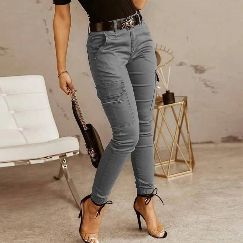 Pleun | Dames cargo jeans