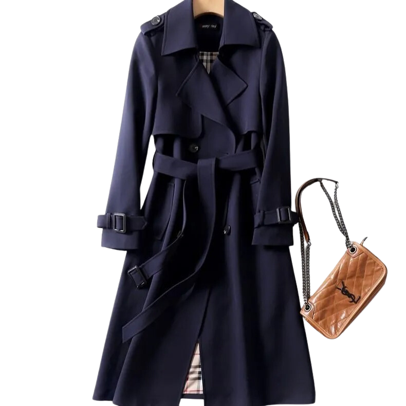 Wendy | Klassieke lange trenchcoat