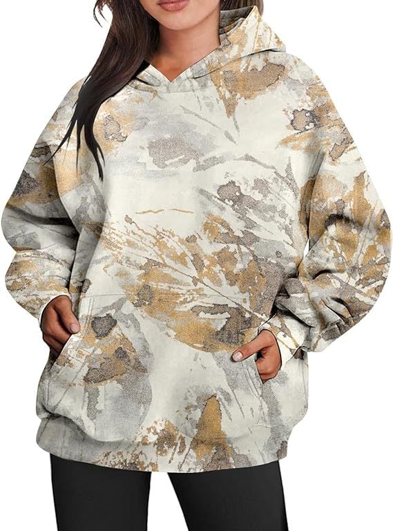 Maartje | Comfortabele camouflage hoodie