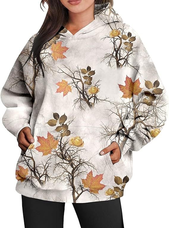 Maartje | Comfortabele camouflage hoodie