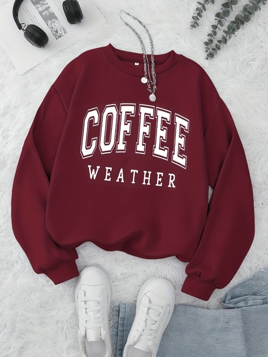 Chantal | Vrijetijdssweater coffee weather