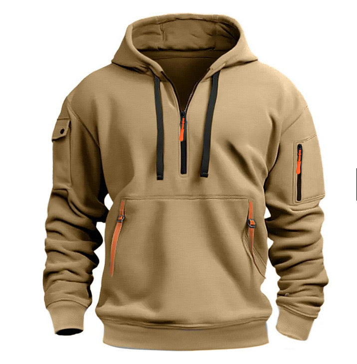 Stefan | Stijlvolle hoodies met halve rits