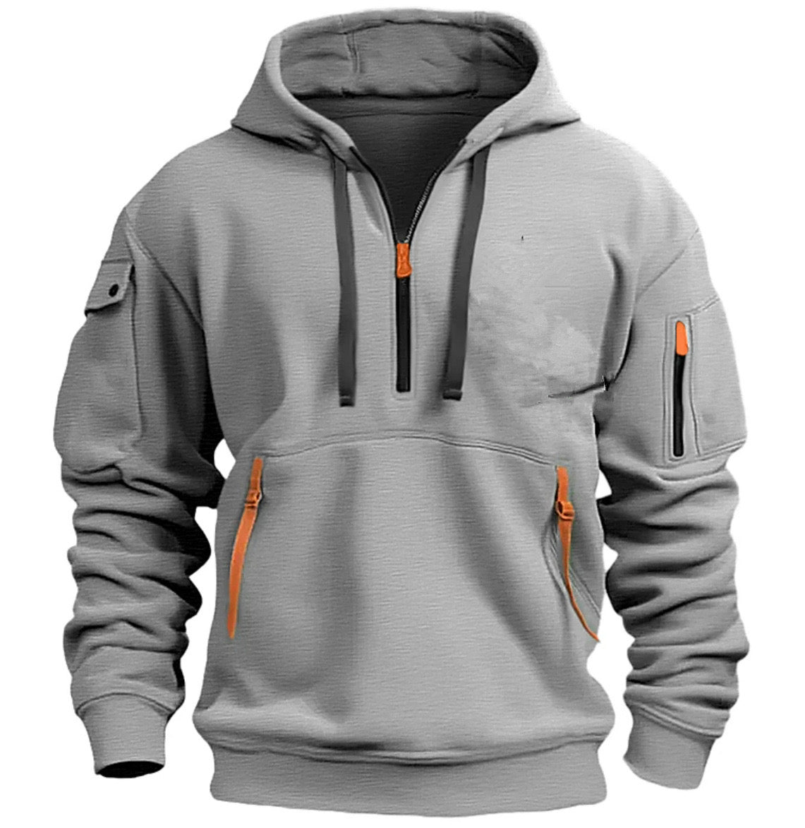 Stefan | Stijlvolle hoodies met halve rits