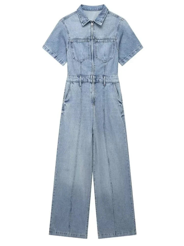 Liz | Jumpsuit in Denim